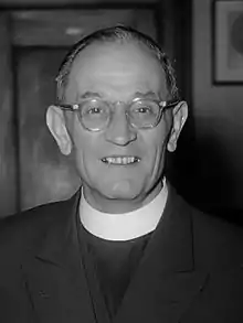 Martin Niemöller, cuya lapidaria descripción de la relación entre cristianismo y nazismo ha pasado a ser un tópico literario.