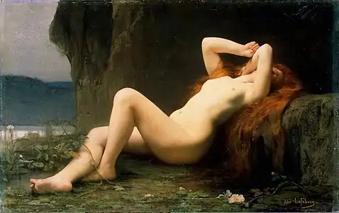 María Magdalena en la gruta, 1876.