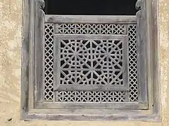 Celosía en una ventana en Irán.