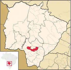 Localización del Municipio de Dourados