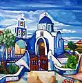 Iglesia de Todos los Santos en Akrotin (Santorini) (2014)