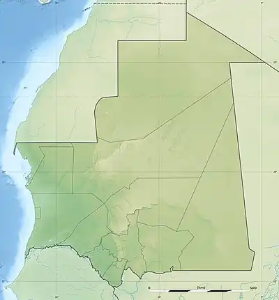 Ben Amera ubicada en Mauritania