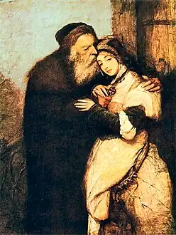 Shylock y Jessica, c. 1876