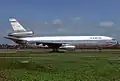 El avión involucrado en el accidente fotografiado en abril de 1982.