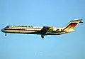 McDonnell Douglas DC-9-32 (XA-UDF) aterrizando en el Aeropuerto Internacional de la Ciudad de México