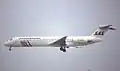 El MD-87 involucrado en la colisión, fotografiado en julio de 1992.