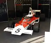 McLaren M23 en un exibicón del Festival de Goodwood.