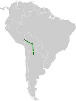 Distribución geográfica del piojito de los pinos.