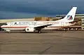 El avión accidentado fotografiado en octubre de 2000, mientras estaba en servicio con Mediterranean Airlines.