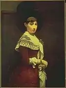 Retrato de una joven mujer judía (1886).