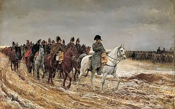 La campaña de Francia de 1814, de Jean-Louis-Ernest Meissonier (1864).