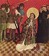 R. de santo Tomás: "Martirio de santo Tomás Becket en Canterbury"