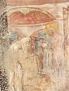 Presentación de Jesús en el Templo, uno de los frescos de Castelseprio.