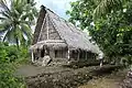 Casa de reuniones (Faluw) en Gal, comunidad de Kanifay, isla de Wa'ab