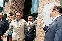  El presidente Menem dejó inaugurado el Instituto Federal de Jóvenes Adultos de la Unidad 24, dependiente del Servicio Penitenciario Federal, en la localidad de Marcos Paz.