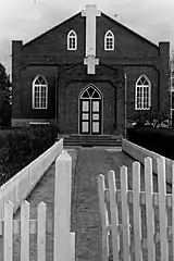 Iglesia de la colonia Neuland, en 1987.