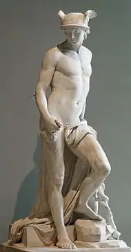 Mercury o The Trade (1780); de Augustin Pajou (Louvre)