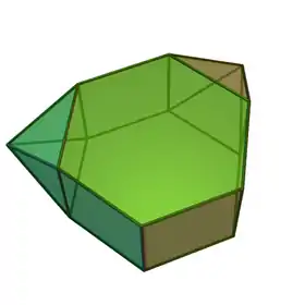 Prisma hexagonal metabiaumentado