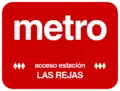 Letrero utilizado en los accesos a la estación hasta 1997.