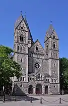 Templo Nuevo en Metz (1901-1904), obra del arquitecto alemán Conrad Wahn.