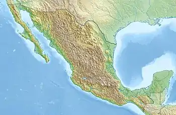 Sierra Norte de Puebla ubicada en México