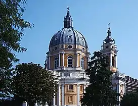 Basílica de Superga, junto a Turín, de Filippo Juvarra