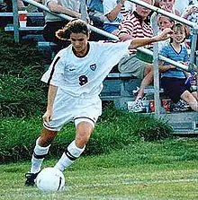 Mia Hamm es una de las futbolistas más destacadas de la historia.