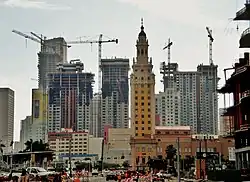 Panorámica parcial de Miami, febrero de 2007.