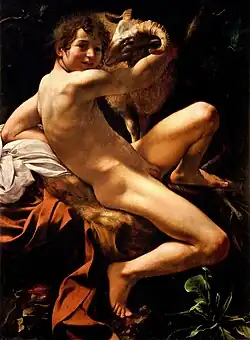 Joven con un cordero, de Caravaggio (1602)