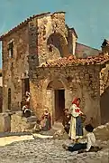 Escena callejera italiana