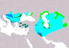 Distribución de Microcarbo pygmaeus