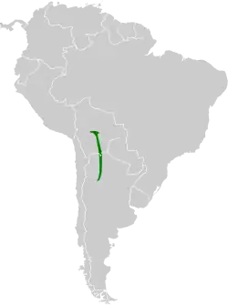 Distribución de Microstilbon burmeisteri.