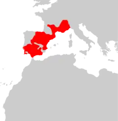 Distribución mundial de Microtus duodecimcostatus