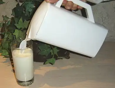 Pichel de plástico.