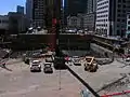 La construcción en junio de 2006