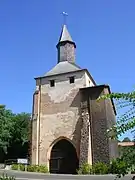 Pórtico del campanario de Mimizan