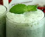 Lassi con menta.