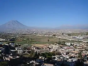 Arequipa desde el Mirador de Sachaca