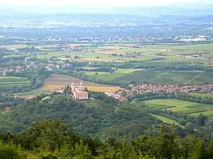 El valle Inferior de Vipava con la llanura de Gorizia