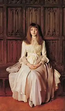 Miss Elsie Palmer, 1889, óleo sobre lienzo, 190.8 x 114.6 cm, Colorado Springs Fine Arts Center.