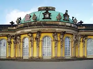 Palacio de Sanssouci de Von Knobelsdorff (1745-1747)