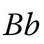 Modern Italic B