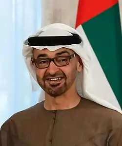 Emiratos Árabes Unidos Emiratos Árabes UnidosMohamed bin Zayed Al Nahayan, Presidente, Invitado