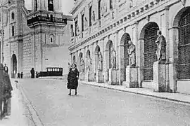 La iglesia de Santa Clara a principios del siglo XX