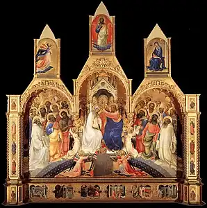 Lorenzo Monaco, Coronación, 1414, Uffizi, Florencia