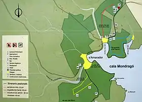 Mapa de situación del parque