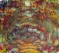 La pérgola de las rosas de Giverny (1920-22)