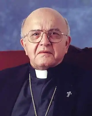 José Manuel Estepa Llaurens (1926-2019), obispo titular de Tisili y auxiliar de Madrid (1972-1983); arzobispo titular de Velebusdus (1983-1989) y vicario castrense de España (1983-1986); arzobispo titular de Italica (1989-1998) y arzobispo castrense de España (1986-2003); cardenal presbítero de San Gabriel Arcángel en Acqua Traversa (2010-2019).