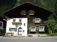 Casa típica de Montafon