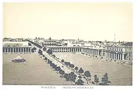 Plaza Independencia, 1885